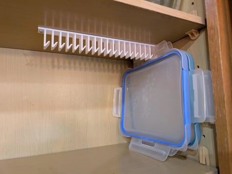 Kapak Düzenleyici Askılık, Dolap Altı | Saklama Kabı Kapağı Organizeri, Mutfak Dolabı İçin Çok Bölmeli Kapak Tutucu