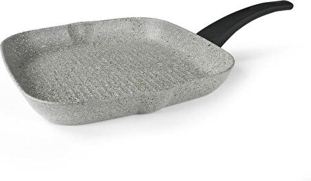 Flonal Dura İndüksiyonlu Izgara Tavası Kare 28*28 cm  