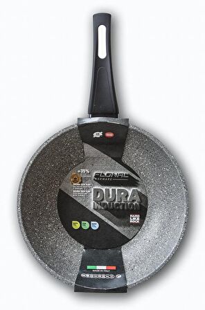Flonal Duiwo03230 Dura İndüksiyon İtalyan Wok Tava 32cm
