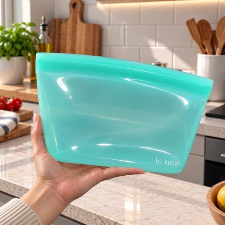 Lush 1500 ml Platinum Silikon Sızdırmaz Gıda Saklama Torbası