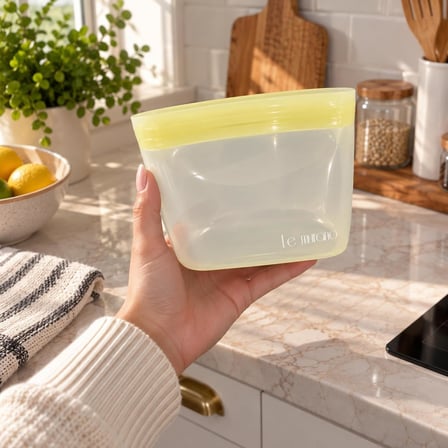 Lush 500 ml Platinum Silikon Sızdırmaz Gıda Saklama Torbası