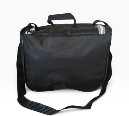 Siyah Termoslu Beslenme Çantası, Omuz Askılı