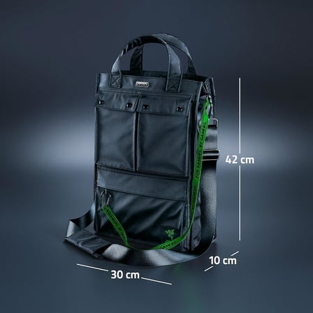 Razer Rogue V3 Rucksack (33,8 cm) - Kompakter Reiserucksack (Fach für Laptop bis 14 Zoll, abriebfest) Schwarz
