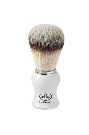 Omega 0146745 Hi-brush Sentetik Kıl Tıraş Fırçası Italyan Sakal Köpüğü Fırçası Yumuşak Kıl