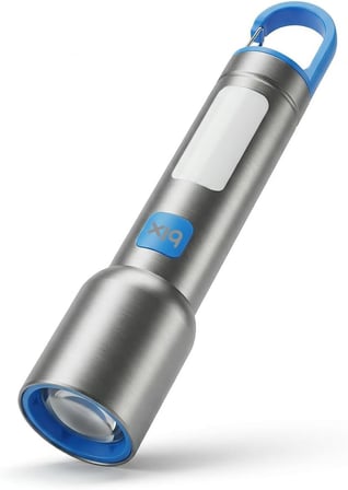 BX1010FL Beyaz-Mavi-Turuncu 3 Renk LED Özellikli Max 500 Lümen ve 500 Metreye Kadar Menzilli USB-C Şarj Edilebilir 10W El Feneri