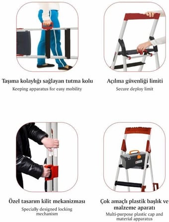 Devecioğlu Noax 5+1 Geniş Basamaklı Ev Ve Iş Merdiveni