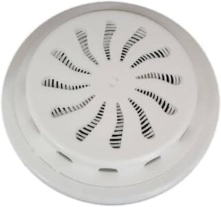 Ayarlı Doğalgaz Cam Menfezi Beyaz Ø18cm - Aç-Kapa Ayarlanabilir Soğuk Hava Engelleyen Cam Menfezi - Şeffaf Panel Hava Kapaklı Havalandırma Menfezi