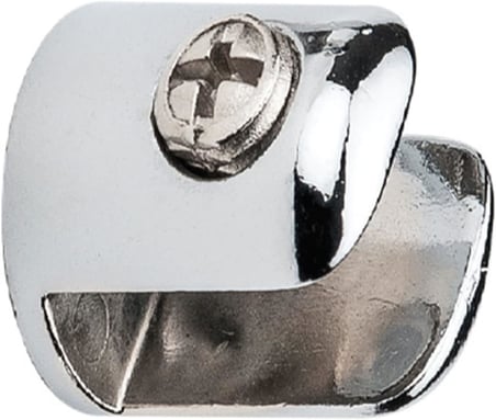 Cam Raf Tutucu Metal Yuvarlak Cam Etejer Menteşesi Krom Metal Vidalı 10 mm (4 Adet)