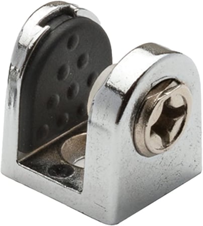 Tırnak Metal Cam Raf Tutucu Cam Etejer Menteşesi Krom Metal Vidalı 8 mm (4 Adet)