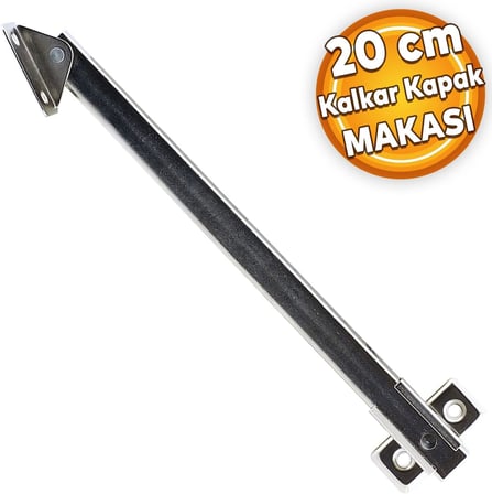 Kalkar Kapak Makası Dolap Çekmece Metal 20 Cm Sessiz Açma Kapama Amortisör Piston