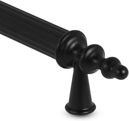 20 ADET (SERT PLASTİK) Polavit 128 Mm Siyah Mobilya Mutfak Çekmece Dolap Dolabı Kulpu Kulbu Kulpları