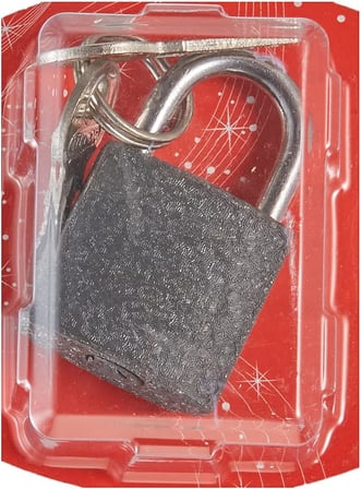 Tek-İş 524164 Asma Kilit Gri Döküm, Gri, 25mm