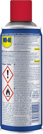 Çok Amaçlı Sıvı, Binlerce Uygulama için Yağ Çözücü, Pas Sökücü, Makine ve Elektrikli Cihazlar için Temizleyici ve Koruyucu, 1x200ml