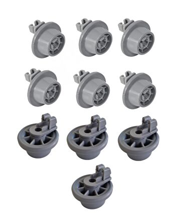 Bosch Bulaşık Makinesi Uyumlu Yeni Model Alt Sepet Tekeri 611475 10 Adet
