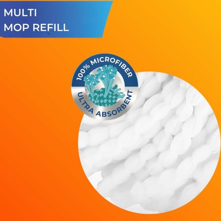 Multi Yedek Mop Başlık, Faster ve Focus Otomatik Döner Temizlik Setleri İle Uyumlu Paspas