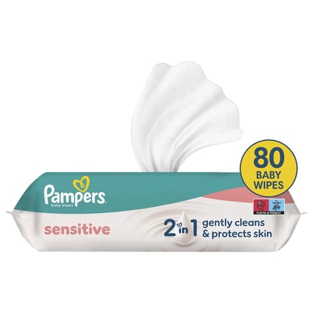 prima pampers sensitive hassas islak bebek havlusu 80'li