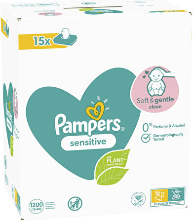 Prima Pampers Sensitive Hassas Islak Bebek Havlusu 52x12 Adet (624 Yaprak)