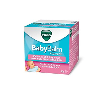 Vicks Baby Balm Bebekler için Nemlendirici 50 gr