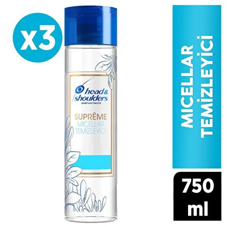 Head & Shoulders Supreme Micellar Temizleyici Tonik 250 ml x 3 Adet