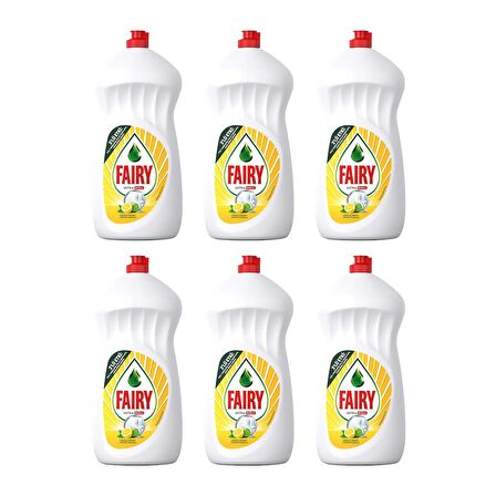 Fairy Bulaşık Deterjanı 1500 ml Limon x 6 Adet