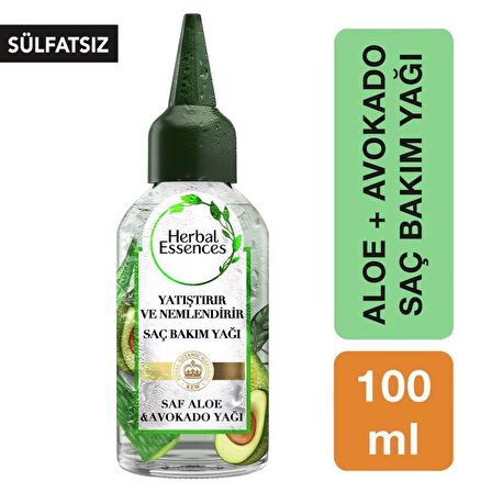 HERBAL ESSENCES SAÇ BAKIM YAĞI ALOE+AVOCADO 100 ML