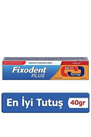 Fixodent Plus En İyi Tutuş Diş Protez Yapıştırıcı Krem 40 gr