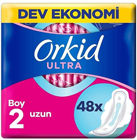 Orkid Ultra Extra Uzun 48 Adet Milli Takım Cesaret Paketi Hijyenik Ped