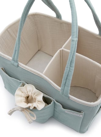 Müslin Anne Organizer Çanta Mint Yeşili