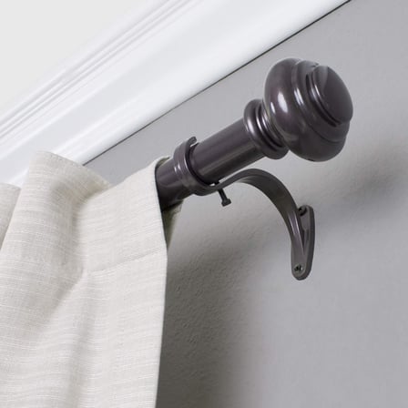 1-inch Urne mit Fenster Behandlung Rod-Set, Bronze, 18 to 36-Inch