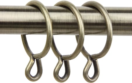 Halkalar, 10 adet, 3,5 cm, antik pirinç