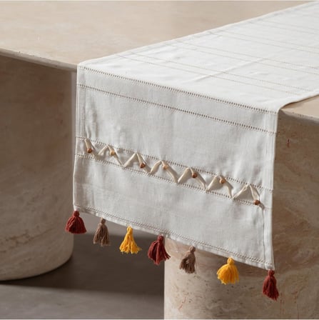 BONCUK PONPONLU RUNNER 50X130 CM