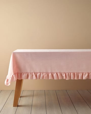 Flor Pura Polyester Masa Örtüsü Pembe