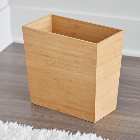 Idesign Formbu Dikdörtgen Çöp Kovası Bambu