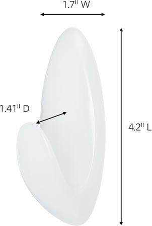 Komut BATH17 3ES b y k el havlusu kanca, Value Pack, 3-kanca, 3-Large izgili su ge irmez, BATH17-3ES