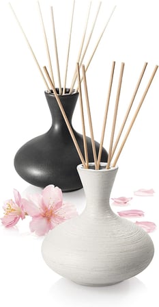 Fancy Home 906598 Esans Difüzörü İçin Çubuk, Cam, Ahşap, 25 cm, 14 Adet
