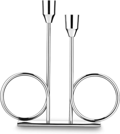 Alula Stand Şamdan Silver