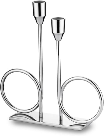 Alula Stand Şamdan Silver