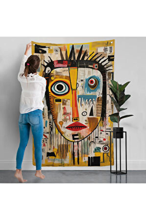 Sürreal İnsan Yüzü Duvar Örtüsü-8001