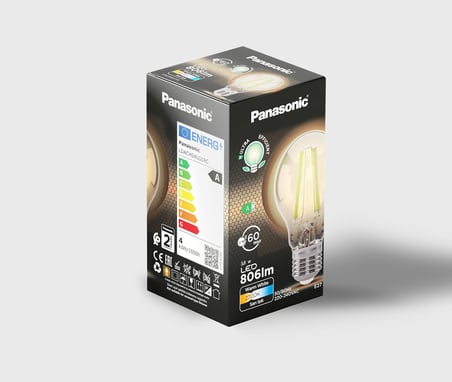 Filament Ampul E27 A Sınıfı Enerji 3.8W 806LM 2700K Clear