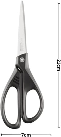 Ofis Ve Kırtasiye 468110 Asimetrik Ofis Makası, 21 cm