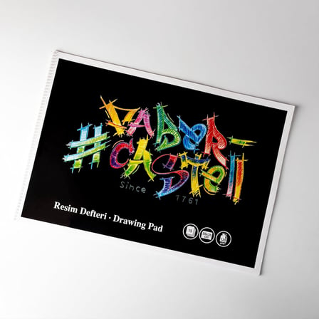 Resim Defteri Logo, Karton Kapak 35x50, 15 Yaprak