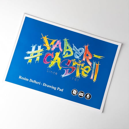 Resim Defteri Logo, Karton Kapak 35x50, 15 Yaprak