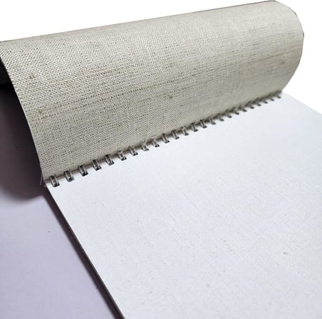 Cobain 1986 Linen Pad Keten Tuval Bezi Defteri (364gr Gessolu) Akrilik Boyama Ve Yağlıboya (A4)