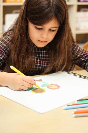 Akademi Çocuk Tükenmez Resim Defteri - Ressam Kediler - 25x35 cm