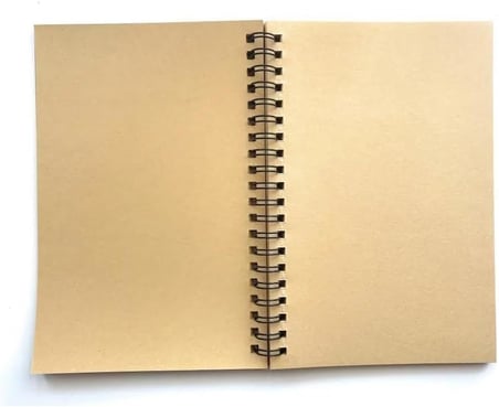 Kraft Papirüs Parşömen Çizim ve Not Defteri