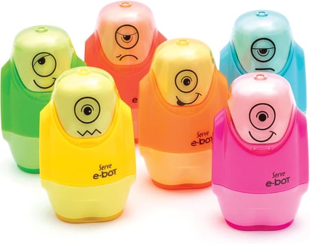E-Bot Silgili Kalemtiraş Fosforlu Turuncu