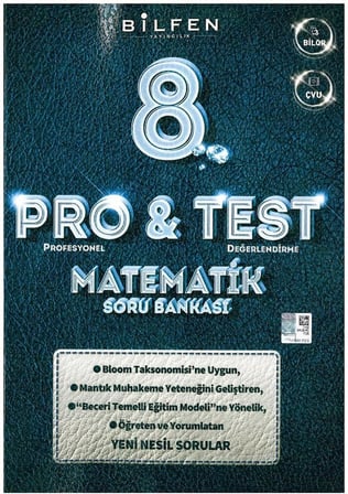 Bilfen 8. Sınıf Matematik ProTest Soru Bankası