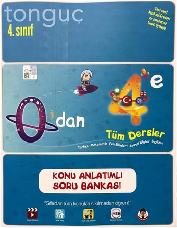 Tonguç Yayınları 4. Sınıf 0 dan 4 e Tüm Dersler Konu Anlatımlı Soru Bankası Tonguç: Sıfırdan Tüm ''Konuları Sıkılmadan Öğren!''