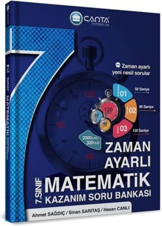Çanta 7. Sınıf Matematik Zaman Ayarlı Kazanım Soru Bankası