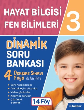 Tudem Eğitim Yayınevi 3. Sınıf Hayat Bilgisi - Fen Bilimleri Dinamik Soru Bankası